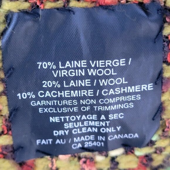 Beautiful Italian Tweed Dino Gaspari Wool and Cashmere Coat - Picture 7 of 12